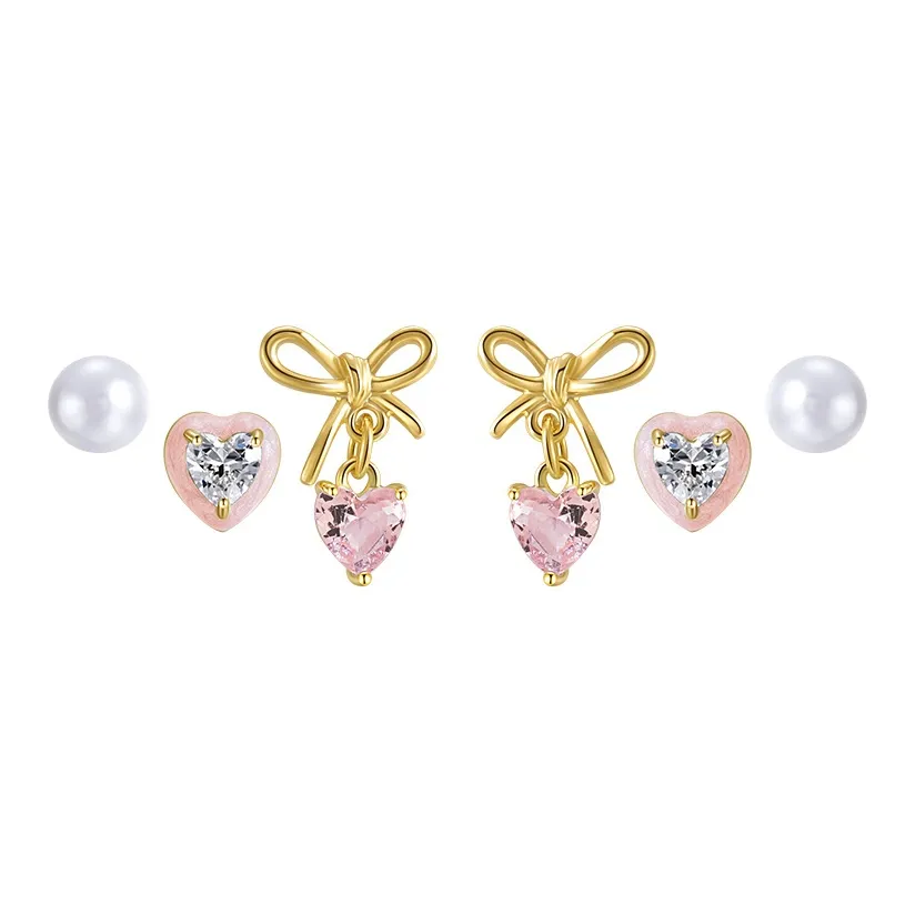 Lady Go S925 Серебряные Серьги-гвоздики Женские