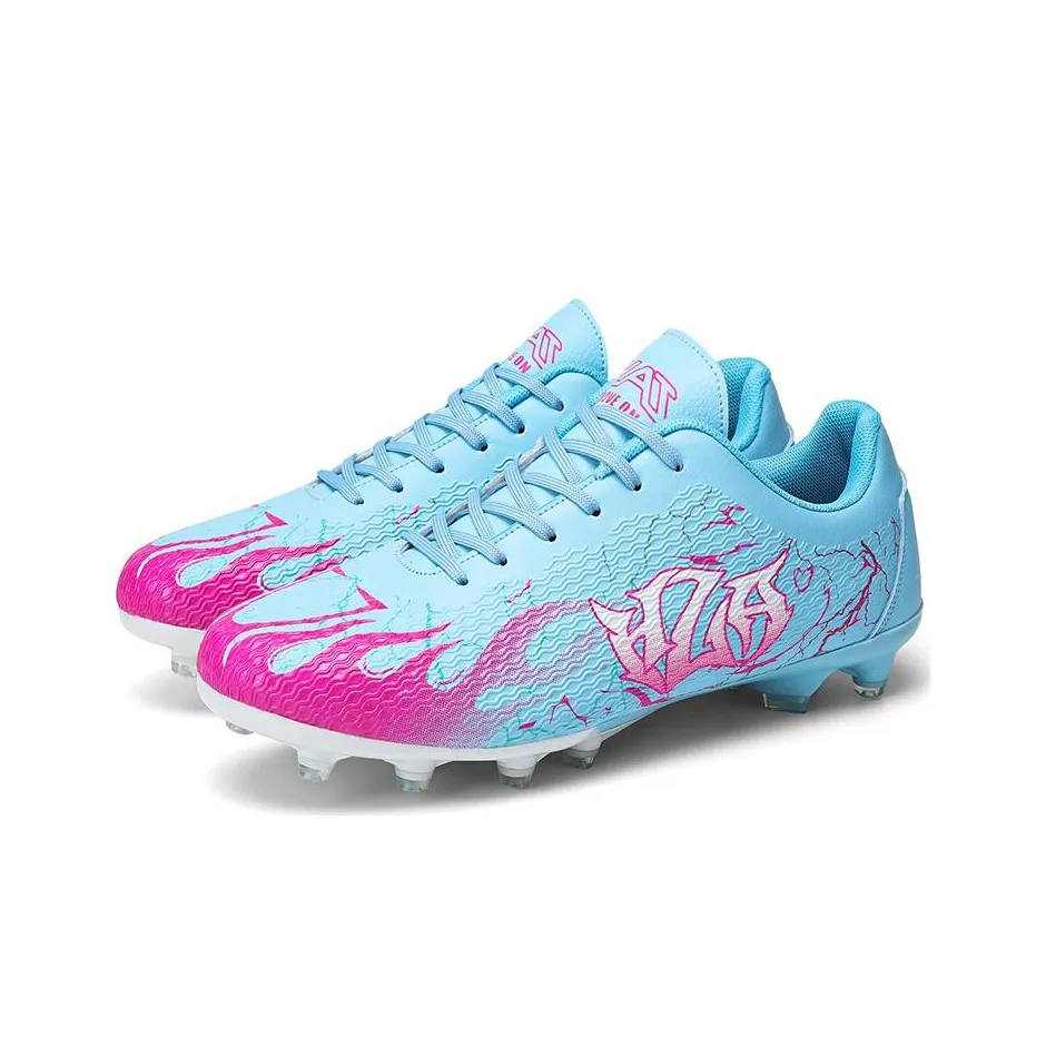 HLA JEANS FG Rubber Long Studs Cushioned Wear Resistant Slip Resistant Soccer Shoes Unisex