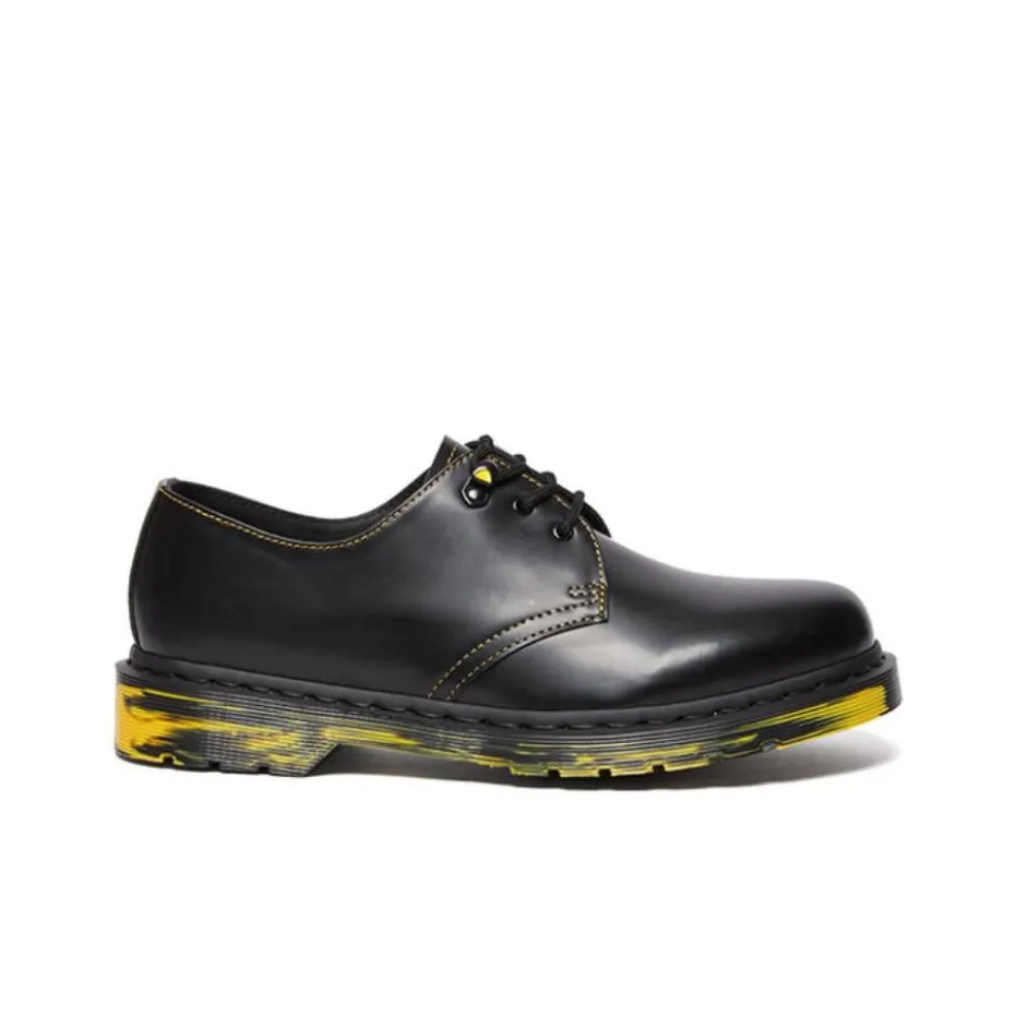 Dr. Martens Dr.Martens 1461 Marbled Sole Leather Oxford Shoes 'Black Yellow'