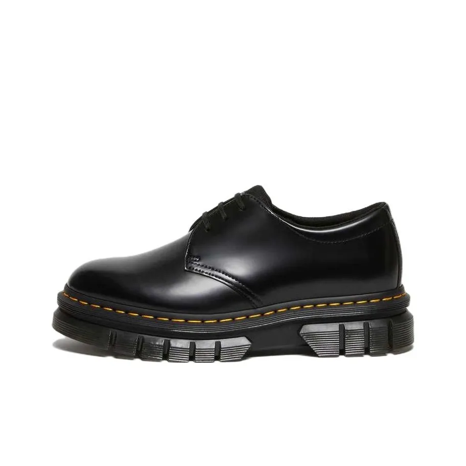 Dr.Martens Rikard Polished Smooth Leather Shoes 'Black Polished Smooth'