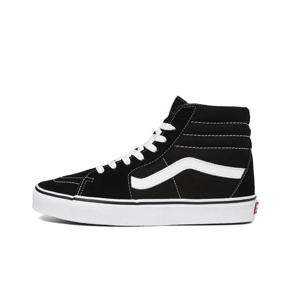 VANS SK8 HI Высокие Кроссовки для скейтбординга Унисекс Черный Белый
