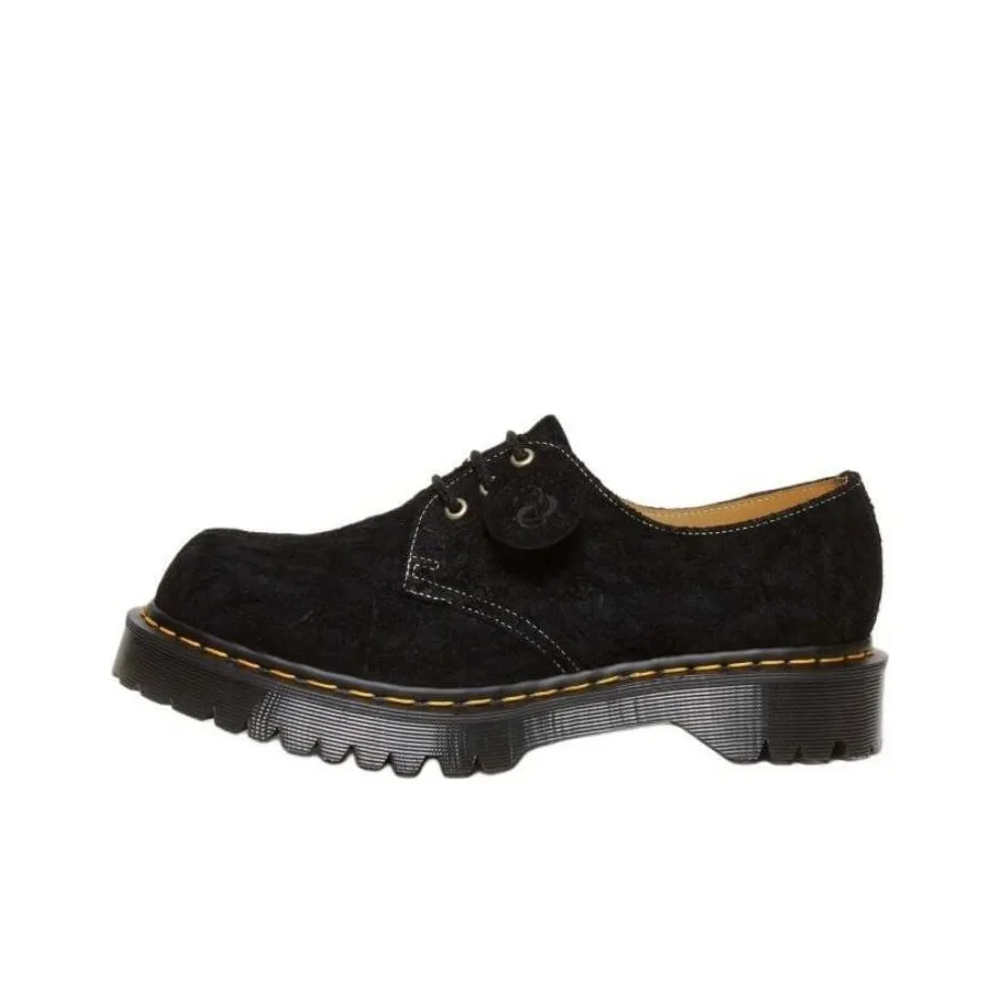 Dr. Martens 1461 Bex Made In England Emboss Suede Oxford 'Black'