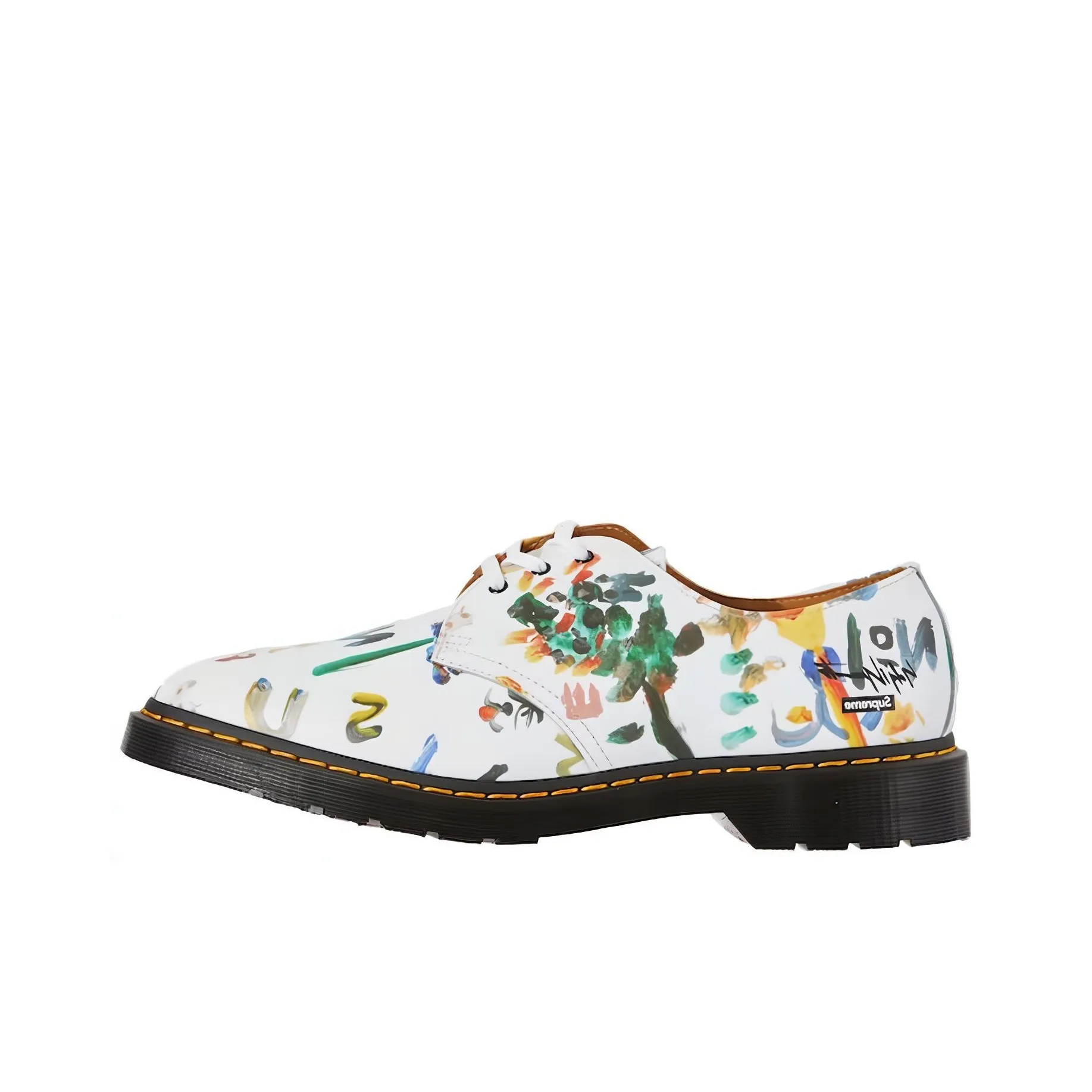 Dr. Martens Supreme X Yohji Yamamoto X 1461 'Brushstroke   White'