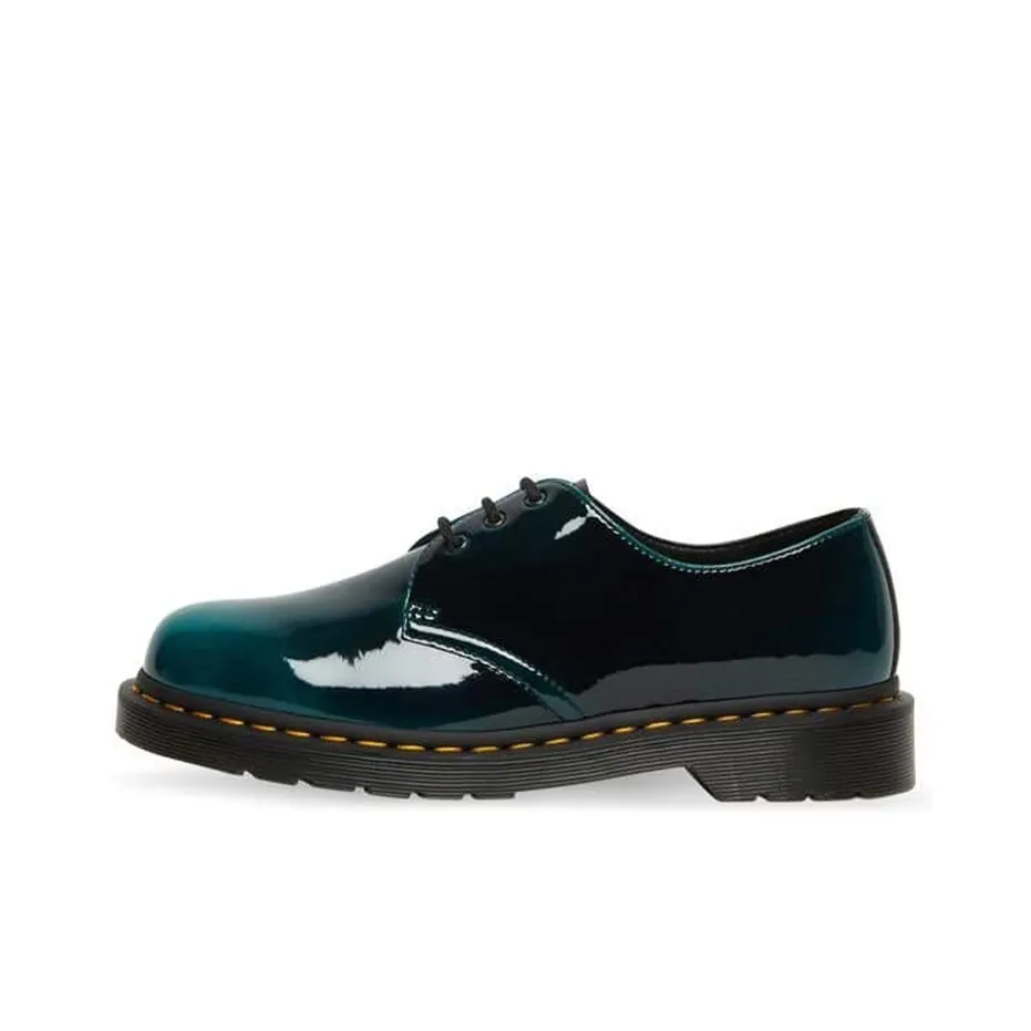 Dr.Martens 1461 Casual Leather Shoes Men's Low Top Green/Black