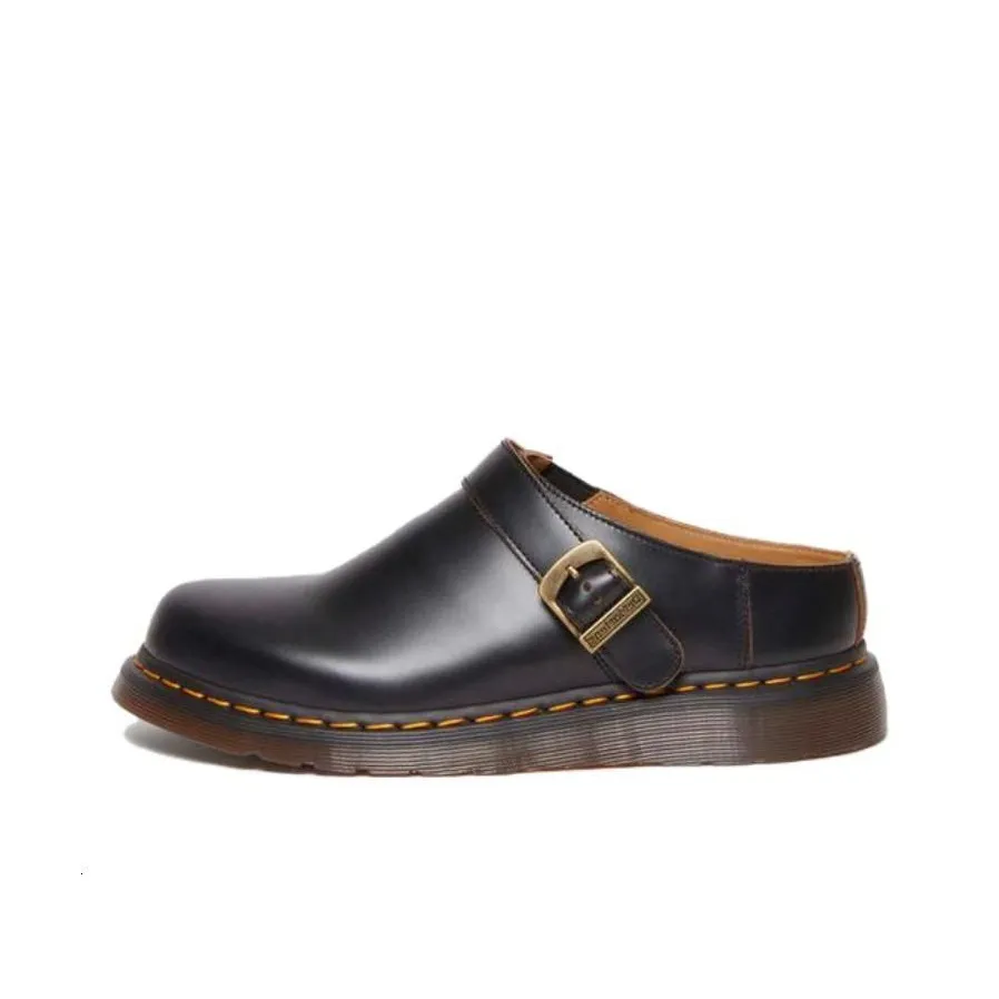 Dr. Martens Isham Vintage Smooth Shoe 'Black'