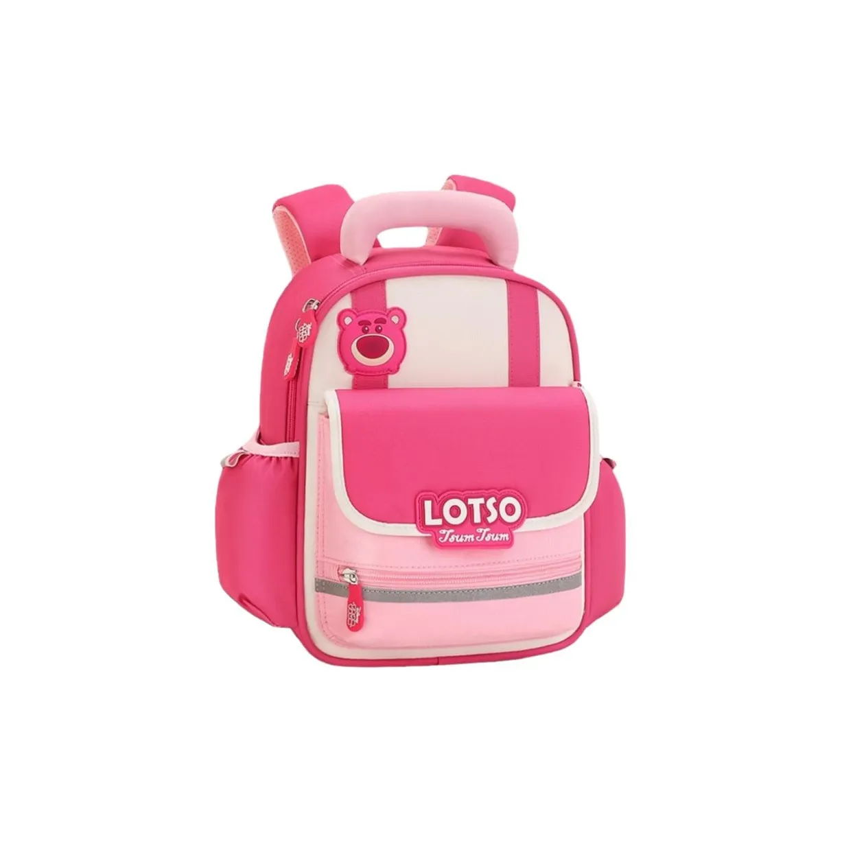 Disney Полиэстер Сосна Детский сад Рюкзак Студенческий Рюкзак Стандартный Детский Розовый Темно-синий