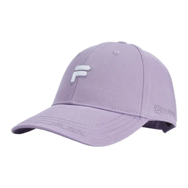 FILA FUSION Cotton Baseball Caps Unisex Purple
