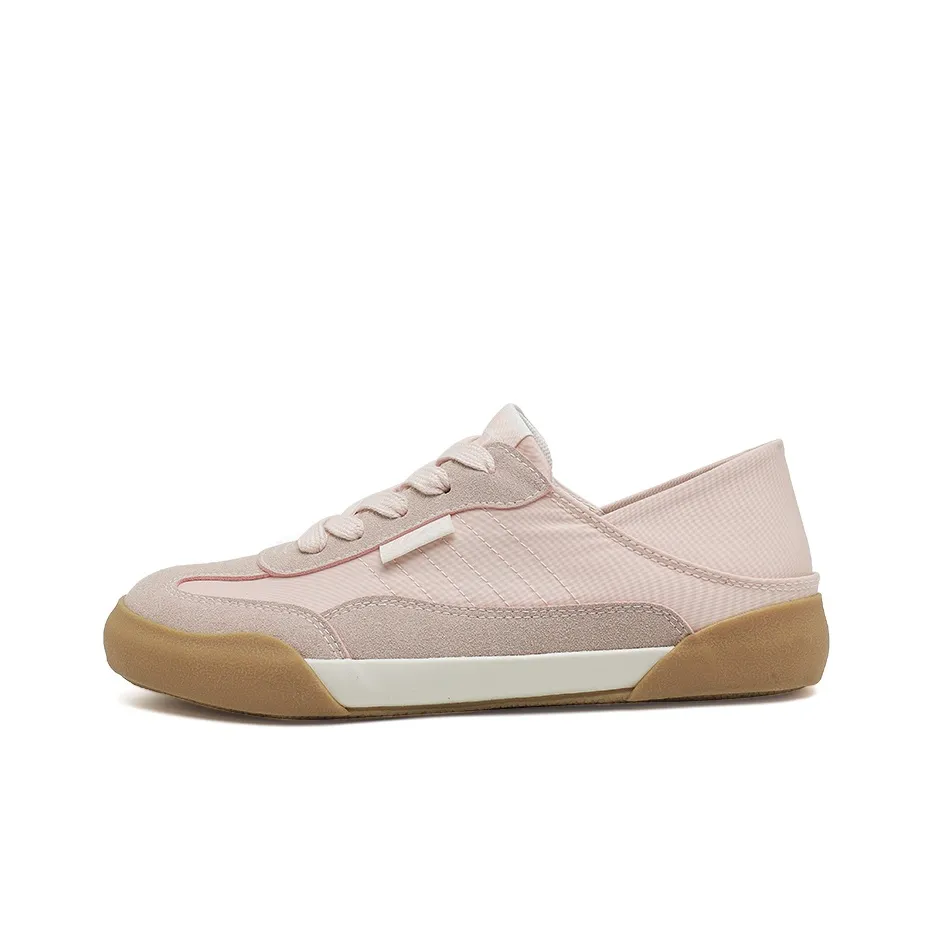 Warrior German Army Trainers Anti Slip Wear Resistant Breathable Lightweight Low Top Canvas Shoes Unisex Pink