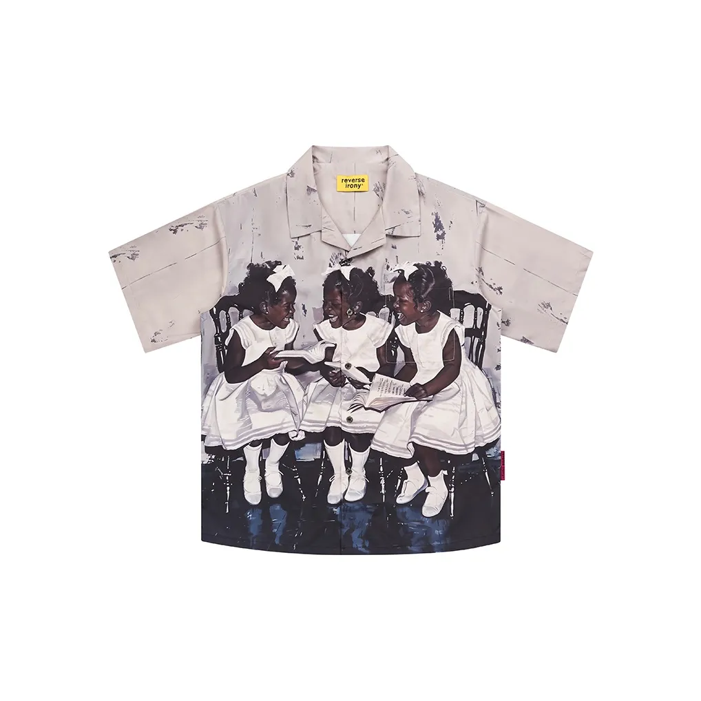 EMPTY REFERENCE x REVERSE IRONY Shirt Unisex Gray