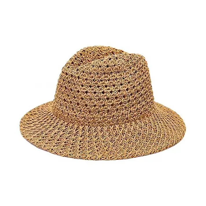 MUSTKOO Straw Woven Sun Protection Hats Unisex