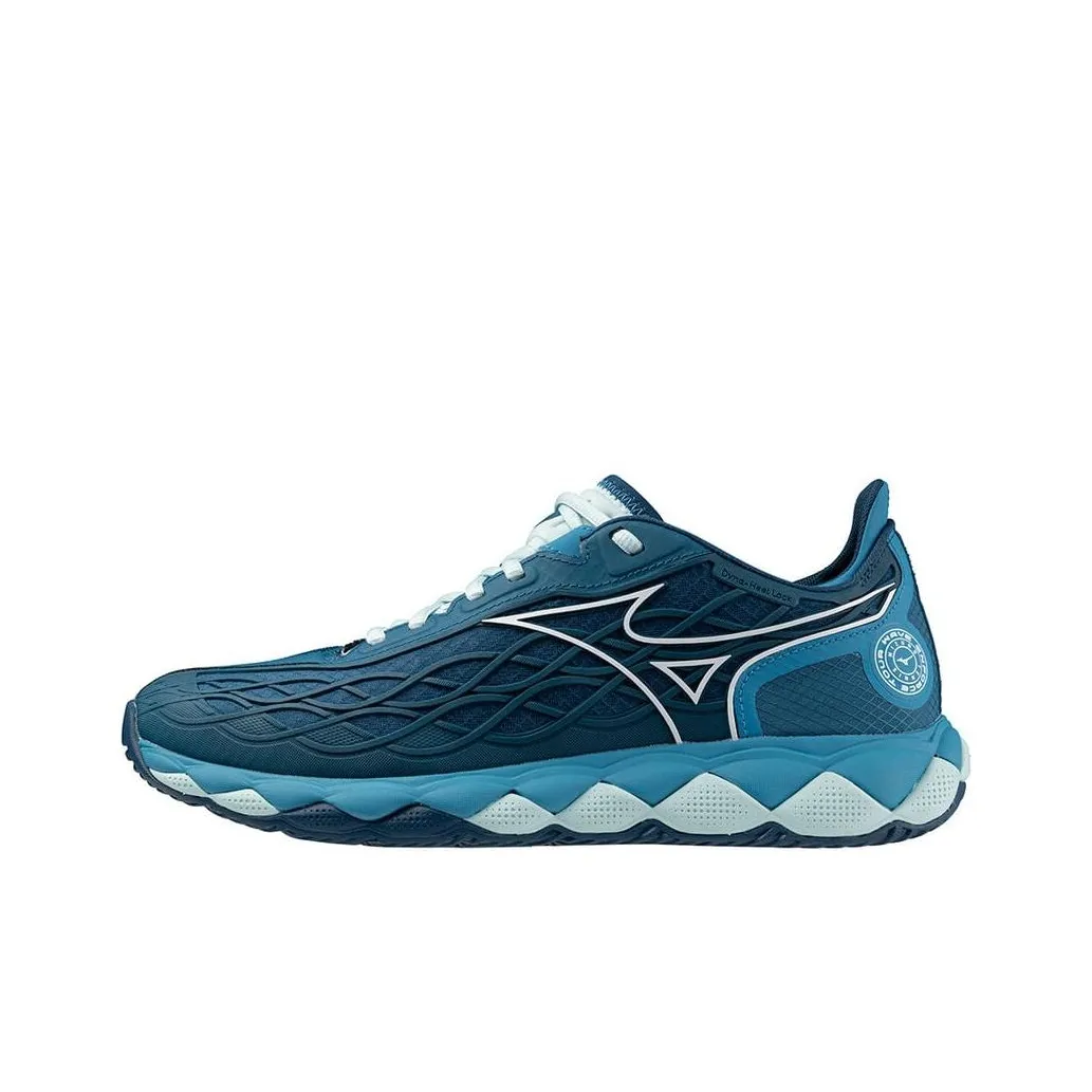 Mizuno Wave Enforce Slip-Resistant Abrasion-Resistant Breathable Low-Top Tennis Shoes Men's Blue Мицубо Уэйв Энфорс Антизлипающий Устойчивый к Износу Дышащие Низкие Кроссовки для Тениса Мужские Синие