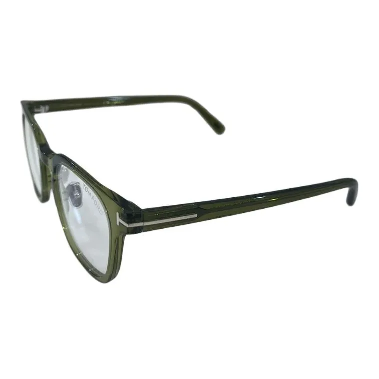 TOM FORD Oval Eyeglass Frames Unisex Green