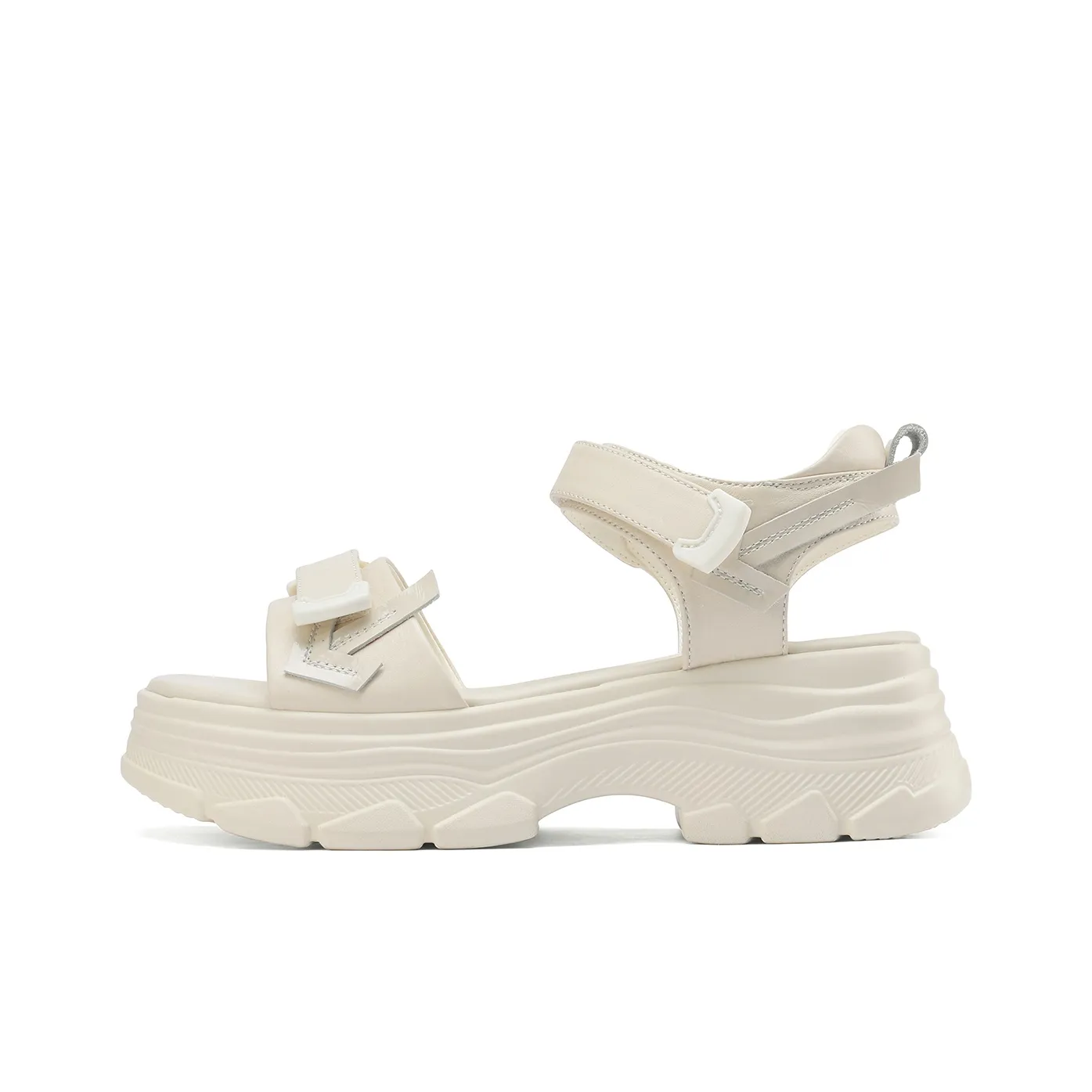 D Fuse SCANDINAVIA Римские сандалии Дом Тапочки Спортивные сандалии с ремнем 6 см Женские