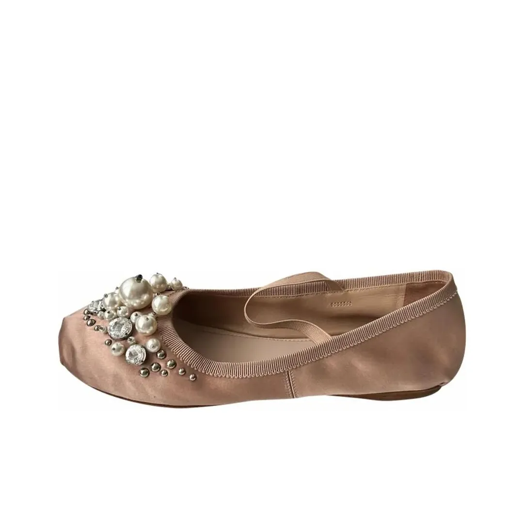 MIU MIU Mary Jane Shoes Women's Brown