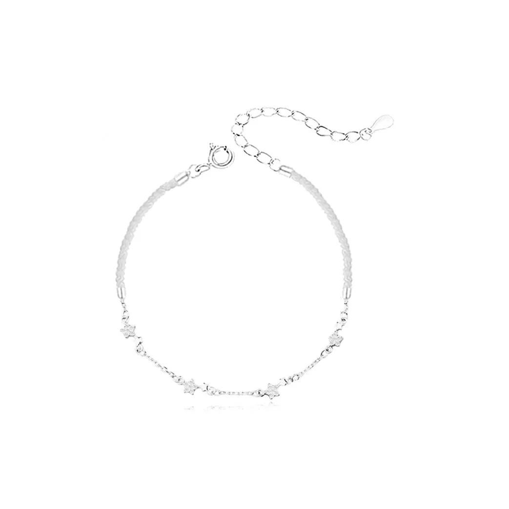 JOYDINNY Плетеные канатные браслеты для женщин