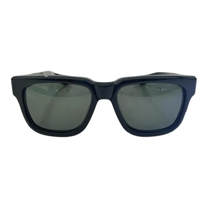 Chrome Hearts Plate Frame Square Sunglasses Men's Black
