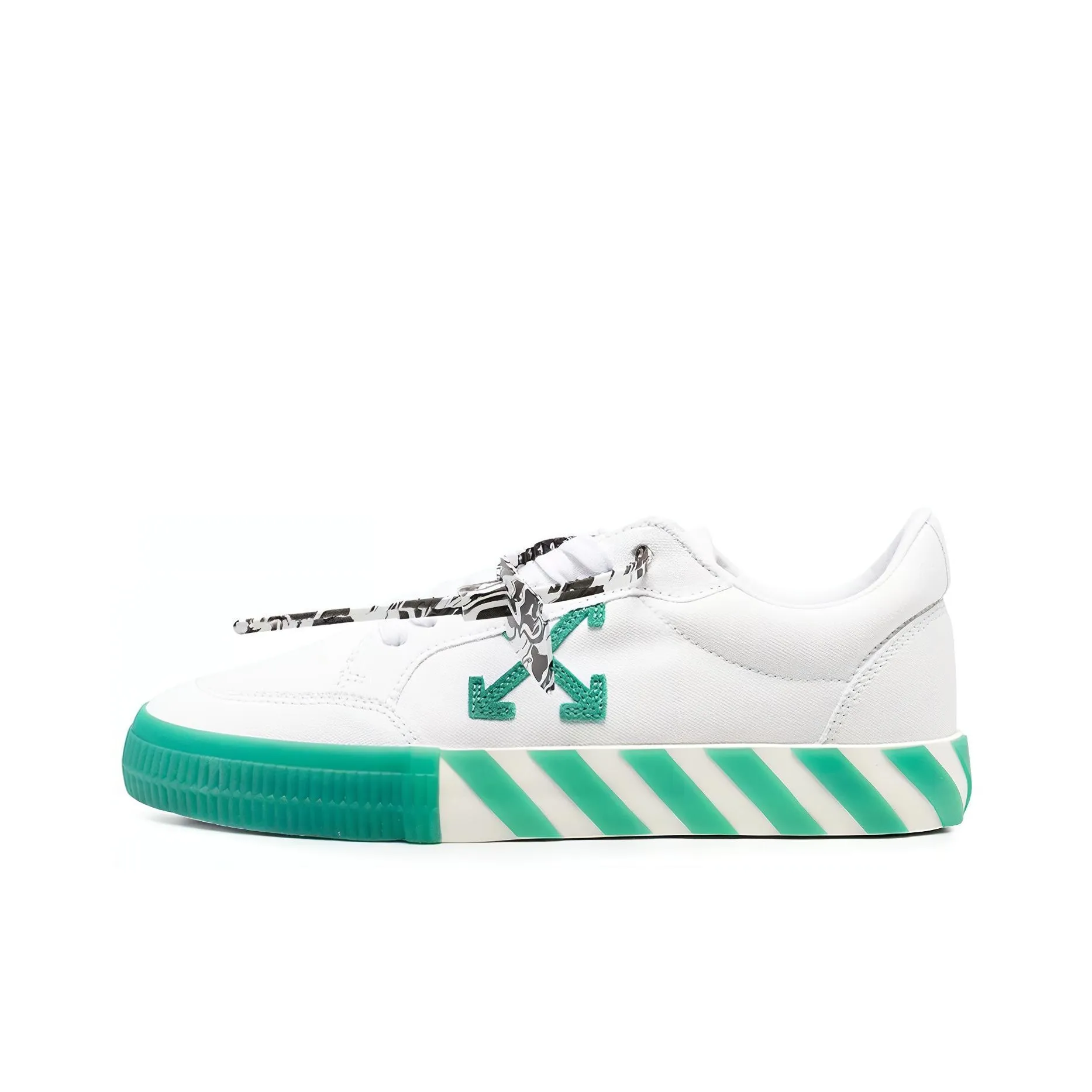 OFF WHITE Vulc Low Canvas White Green