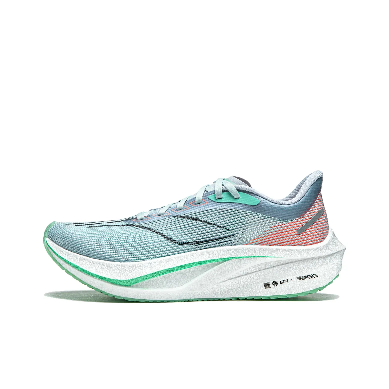LINING Feidian 4 Challenger Running Shoes Women's Low Top Purple Smoke Blue/Fluorescent Light Turquoise