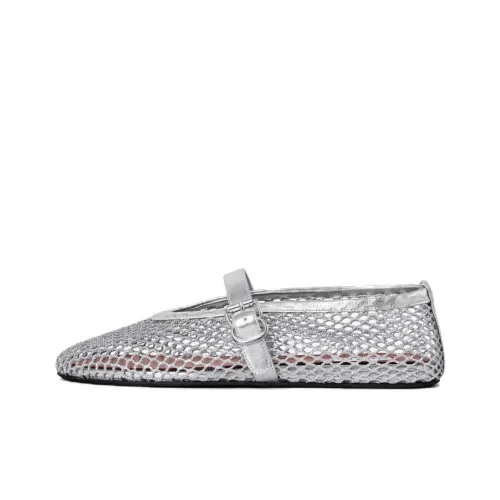 Alaia Туфли Мэри Джейн Серебряные Женские