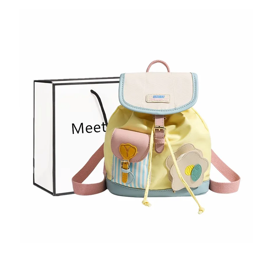 Fitchell Commuter Cute Students Fashion Casual Backpack Regular Women's Yellow