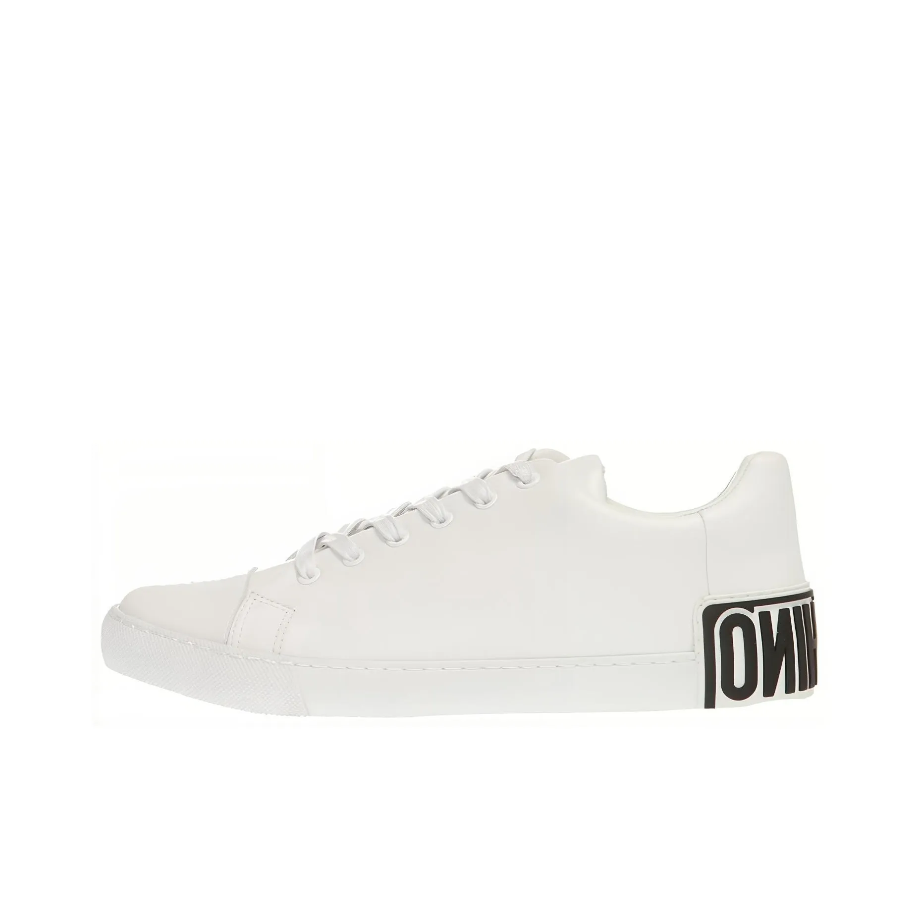 MOSCHINO Stylish Skateboarding Shoes Men's White
