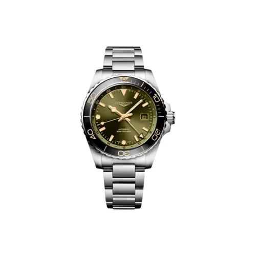 LONGINES Автоматический Механический Движение Мужские Часы 43 мм Зеленый