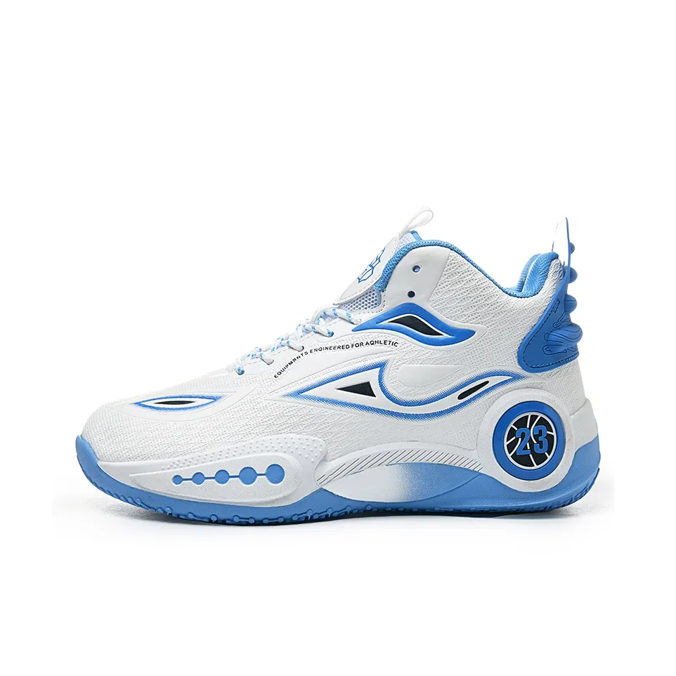 TOMAY Cushioned Slip-Resistant Rebound Mid-Top Basketball Shoes Unisex