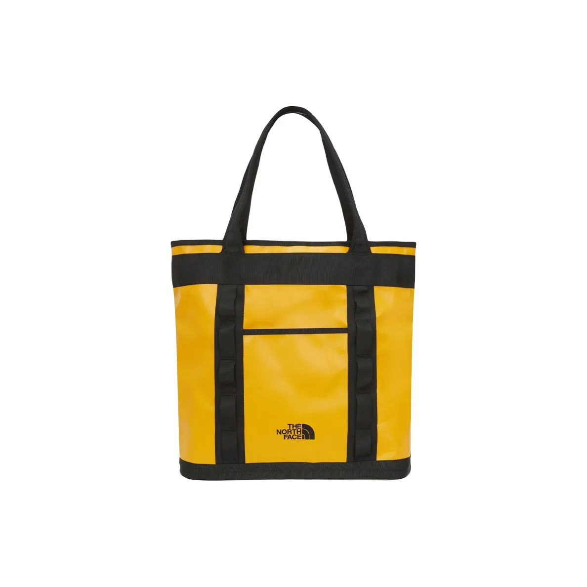 THE NORTH FACE Polyester Camping Bag, Travel Bag, Shoulder Bag, Tote Handbag Medium Size Unisex Gold