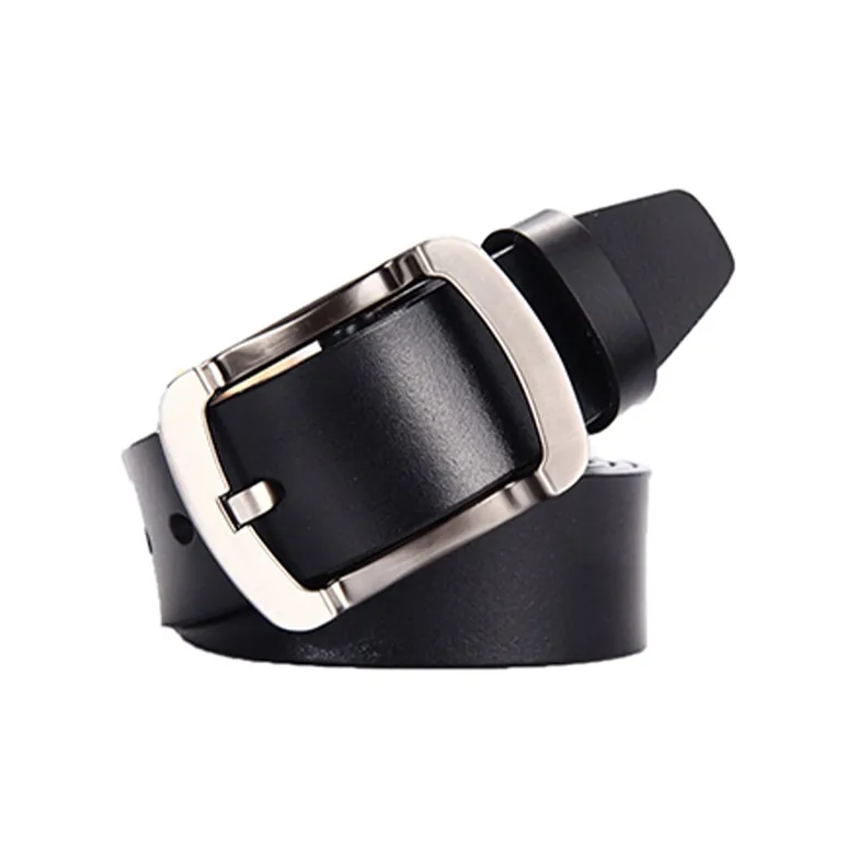 AAJF Застежка Бизнес Широкий Коровья Кожа Спилок Ремни Мужские 3,5 см