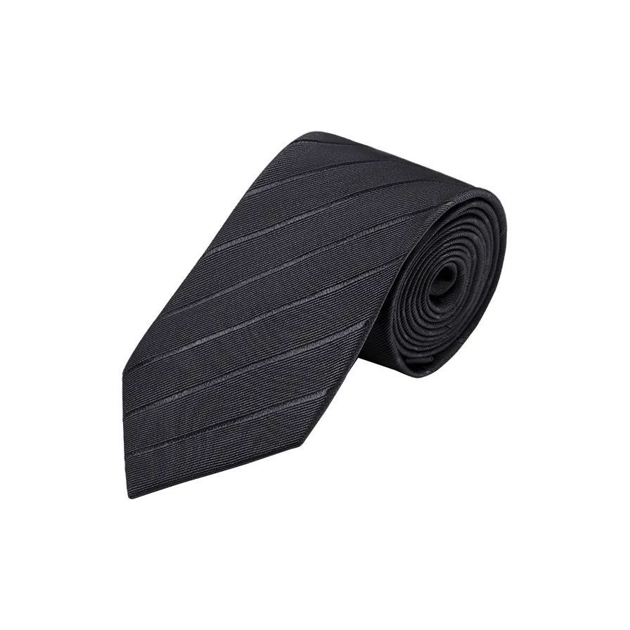 GOLF Тутовый шелк Галстук Мужской Джентльменский черный серо-синий