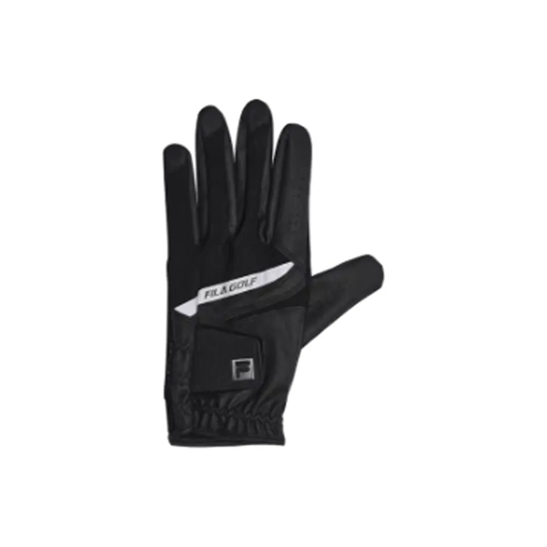 FILA Artificial Leather Polyamide Elastane Polyester GOLF Перчатка Мужская Черная