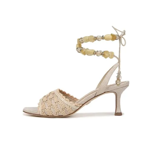 SAM EDELMAN one Ремень Сандалии Льняная ткань Белый Женские