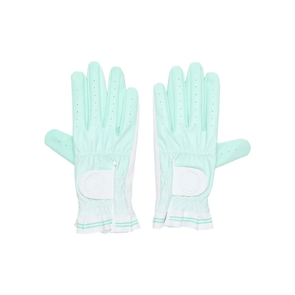FILA Artificial Leather Pigskin Leather Sports Gloves Women's Green