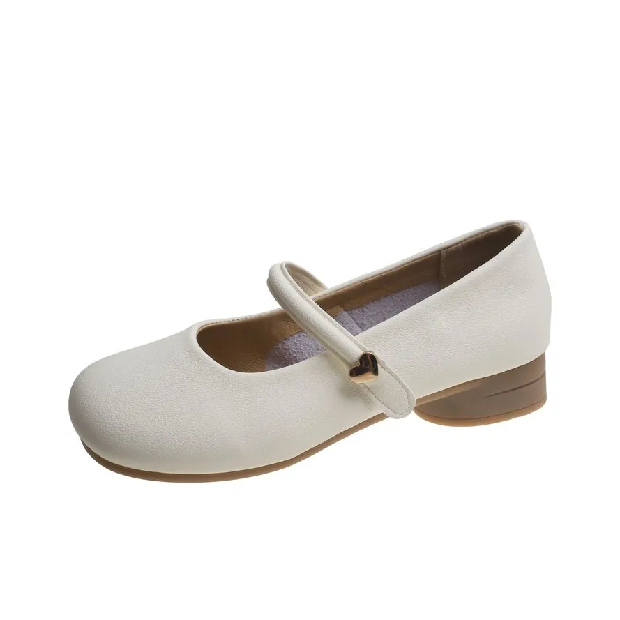 PARK DANCE Туфли Мэри Джейн с грубым каблуком Женские