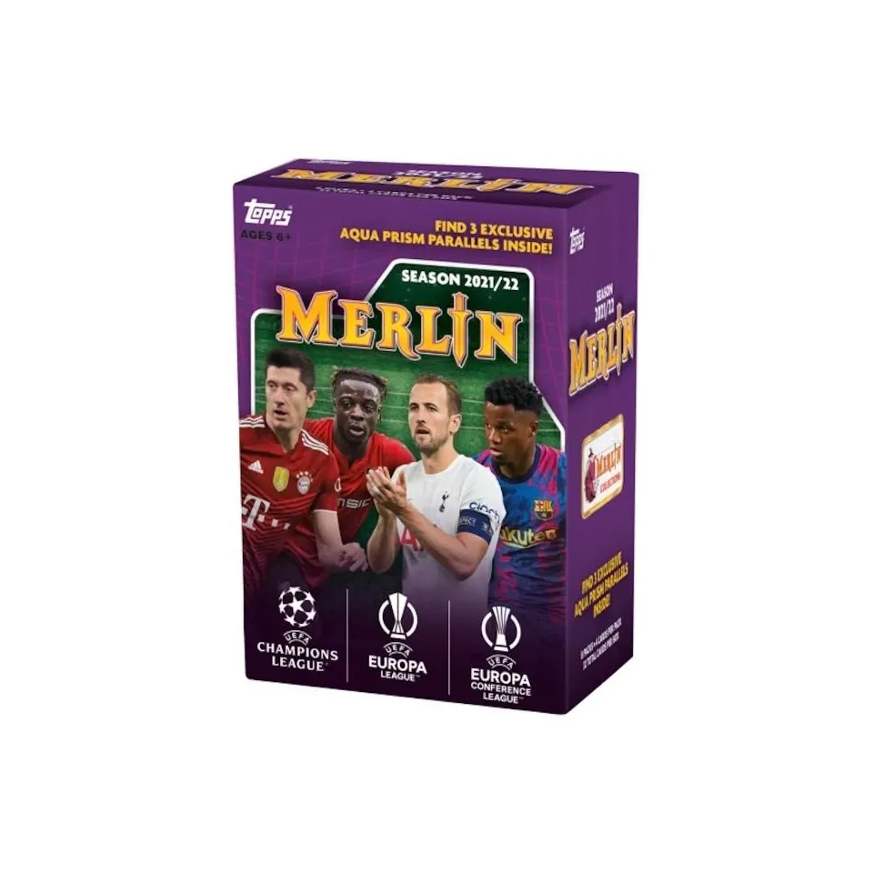 Topps 2021 22 Topps Uefa Champions League Merlin Soccer Blaster Box 2x Lot