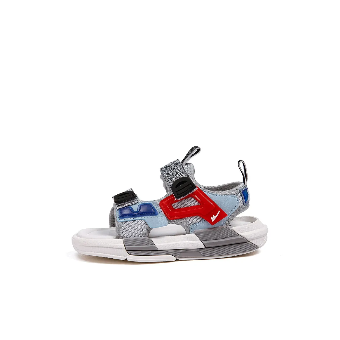 Warrior Slip-resistant Abrasion-resistant Breathable Lightweight Children's Sandals Gray Blue Red Children's Warrior Противоскользящие Устойчивые к истиранию Дышащие Легкие Детские Сандалии Серый Синий Красный Детский