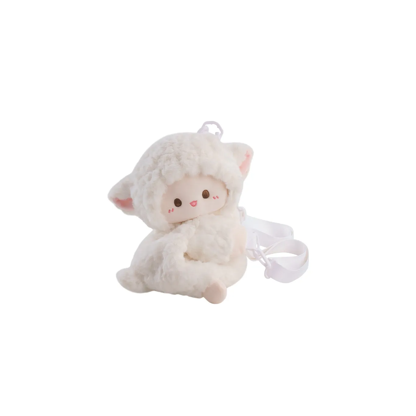 Holding Bamboo Polyester Backpack Regular Women's White