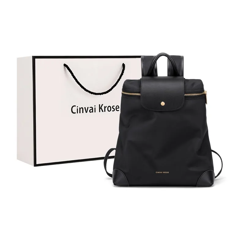 Simvay Clos Ткань с синтетической кожей рюкзак большой женский черный хаки