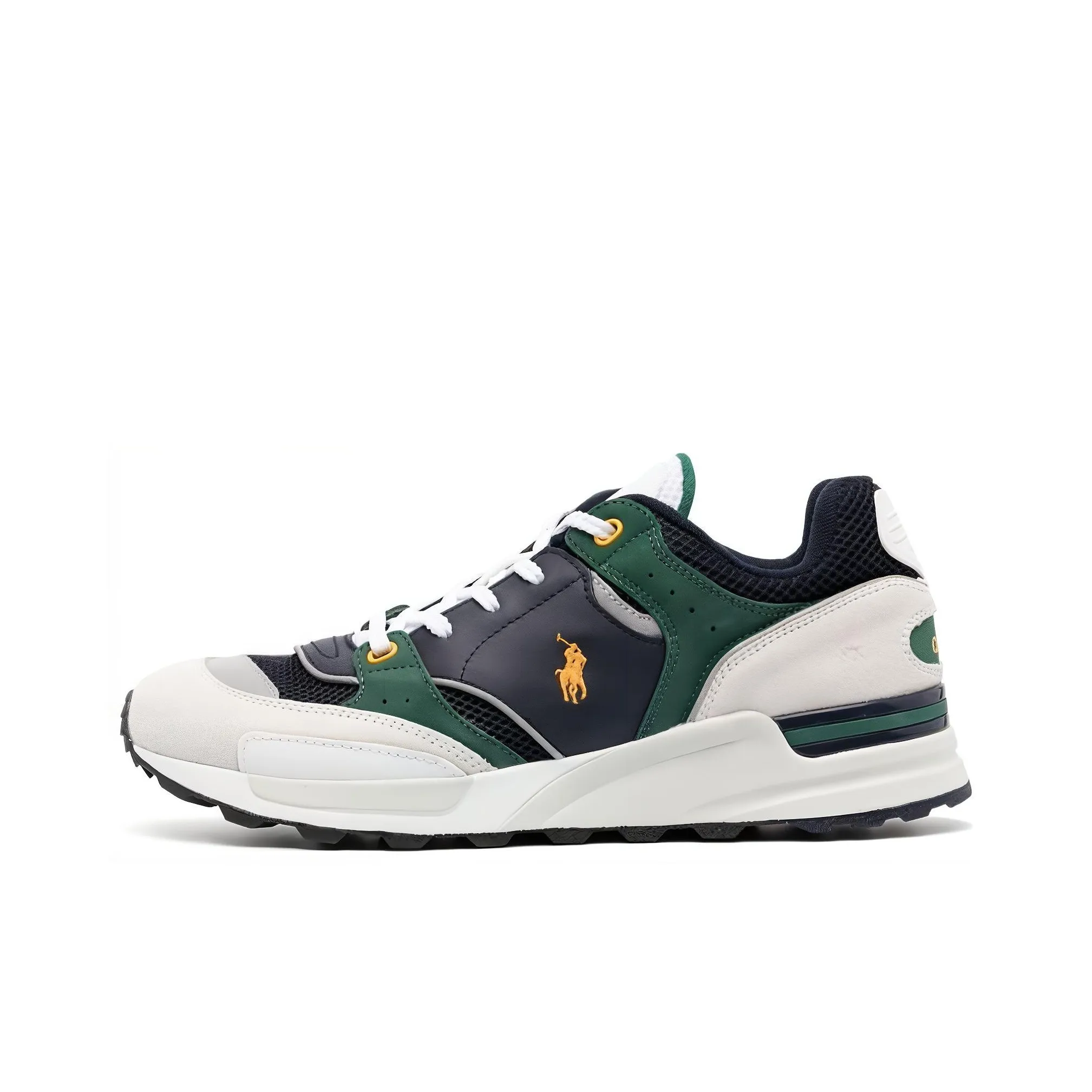 Polo Ralph Lauren Low-Top Casual Shoes Men's White Black Green