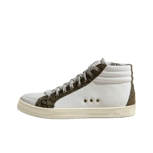 P448 Кроссовки для скейтбординга High Top Белые Унисекс