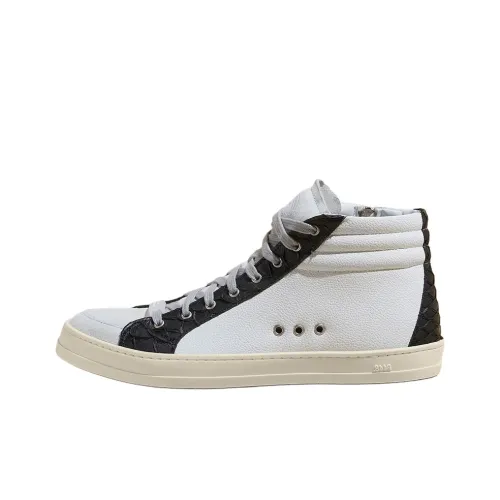 P448 Кроссовки для скейтбординга High Top Белые Унисекс