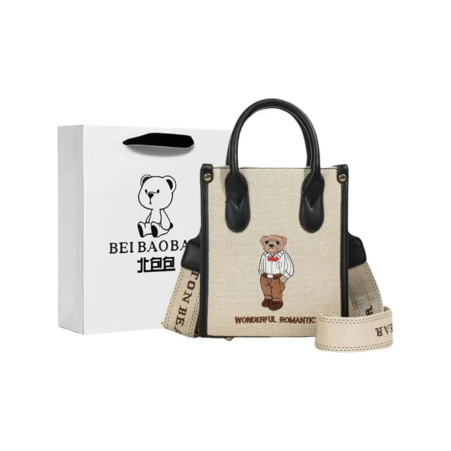 North Pack Холщовая сумка с чехлом для телефона стандартная женская экрю хаки