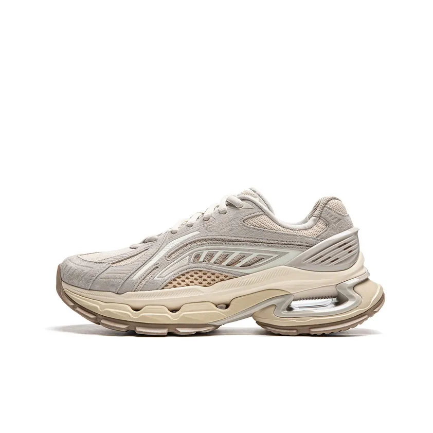LiNing Low-Top Casual Shoes Men's Light Gray