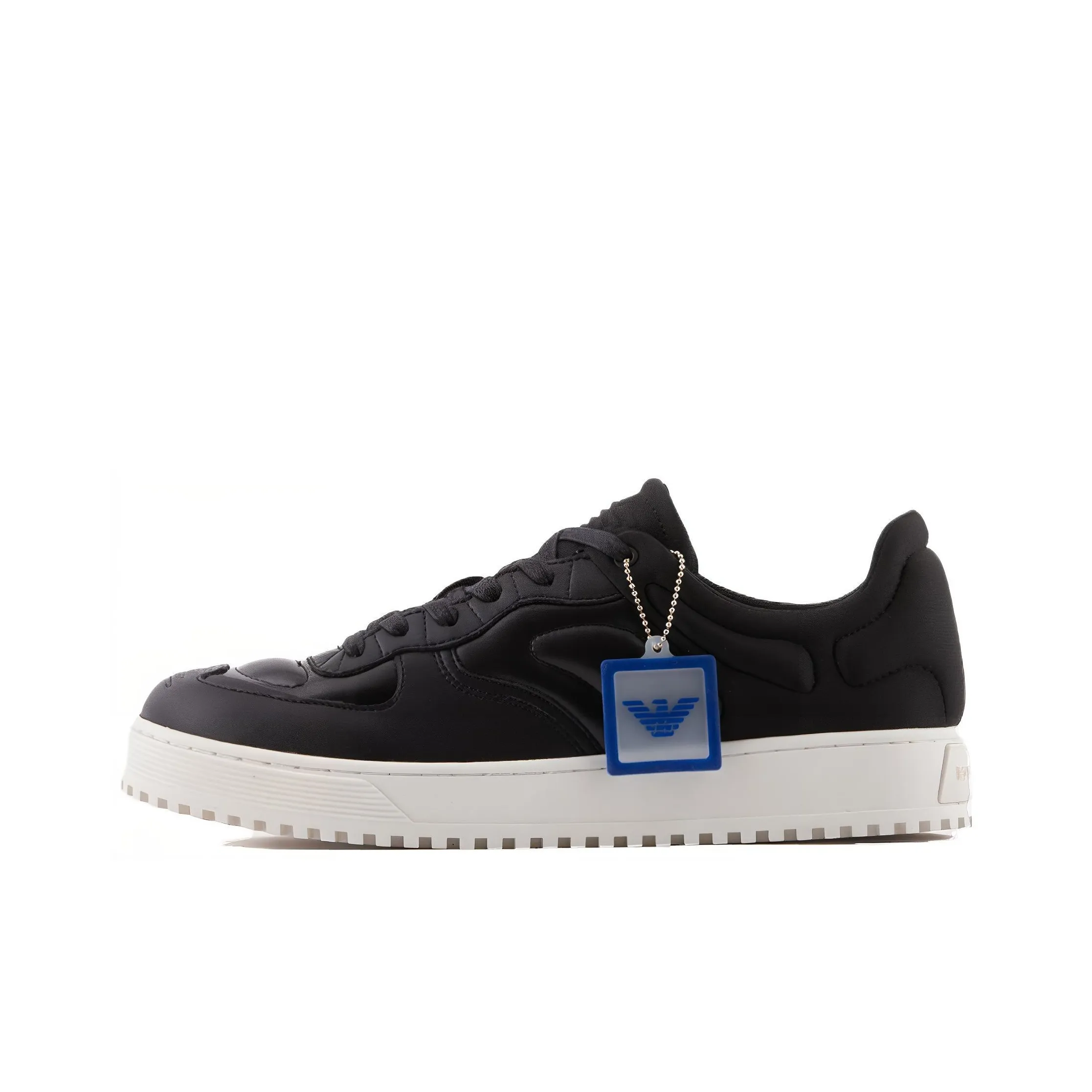 EMPORIO ARMANI Quilted Hybrid Lace-up Sneakers