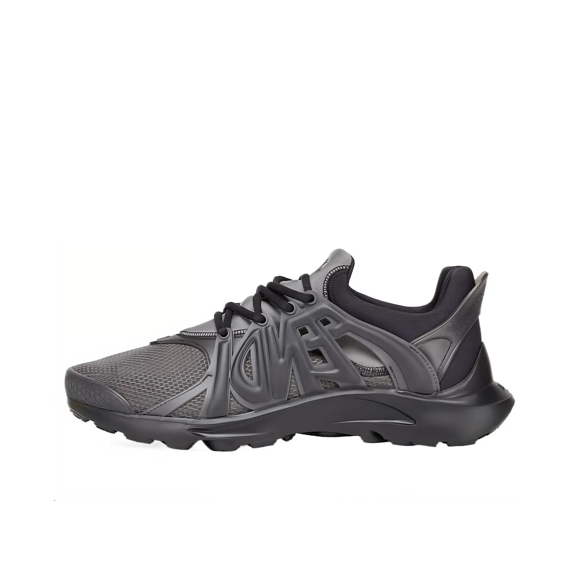FENDI Tag Lace Up Sneakers
