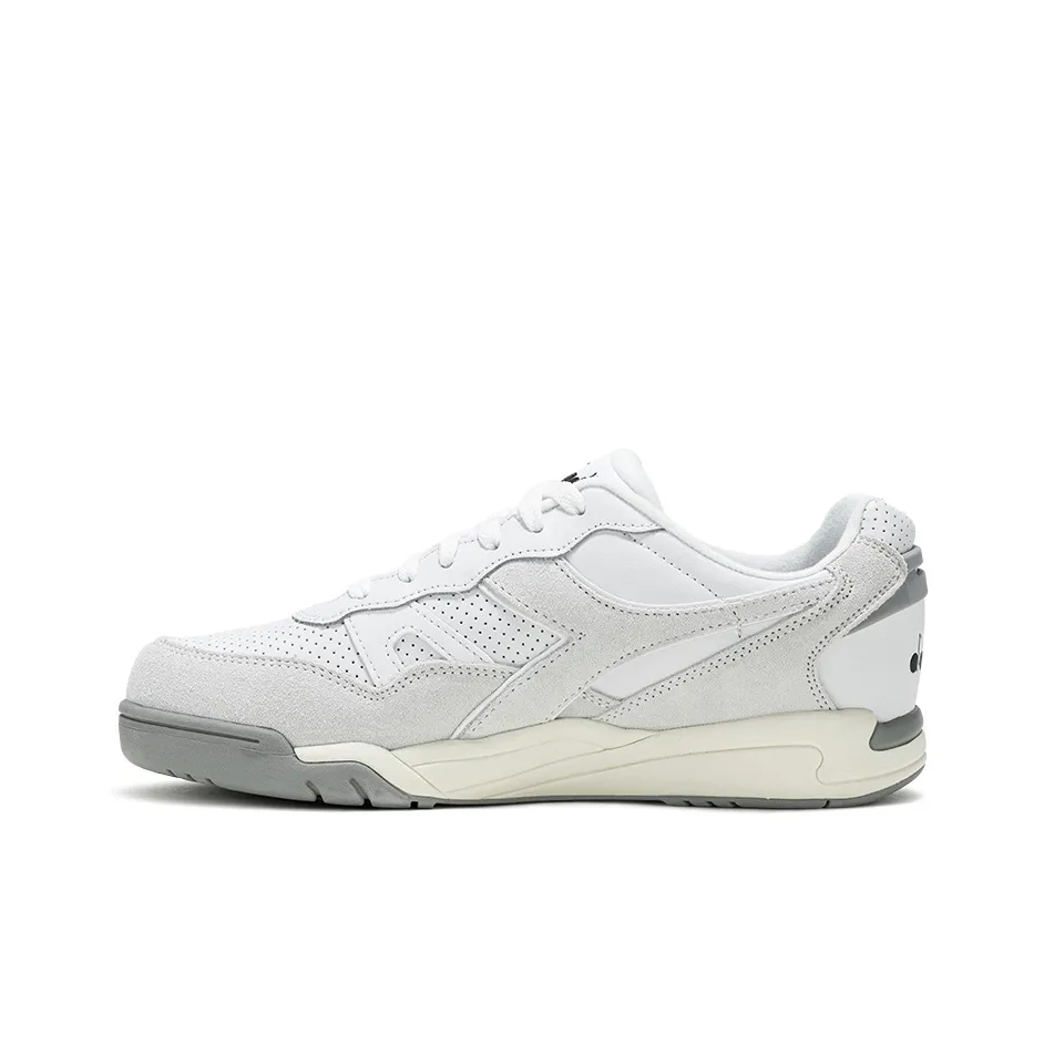 Diadora Winner Anti Slip Wear Resistant Low Top Casual Shoes Unisex White