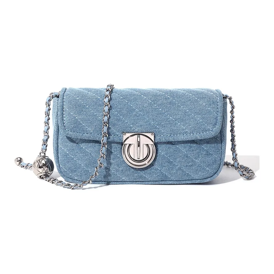 MASTER CANVAS Сумка с цепочкой сумка через плечо женская джинсовый синий