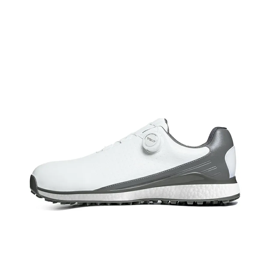 PGM Golf Shoes Low Top White Gray Men's