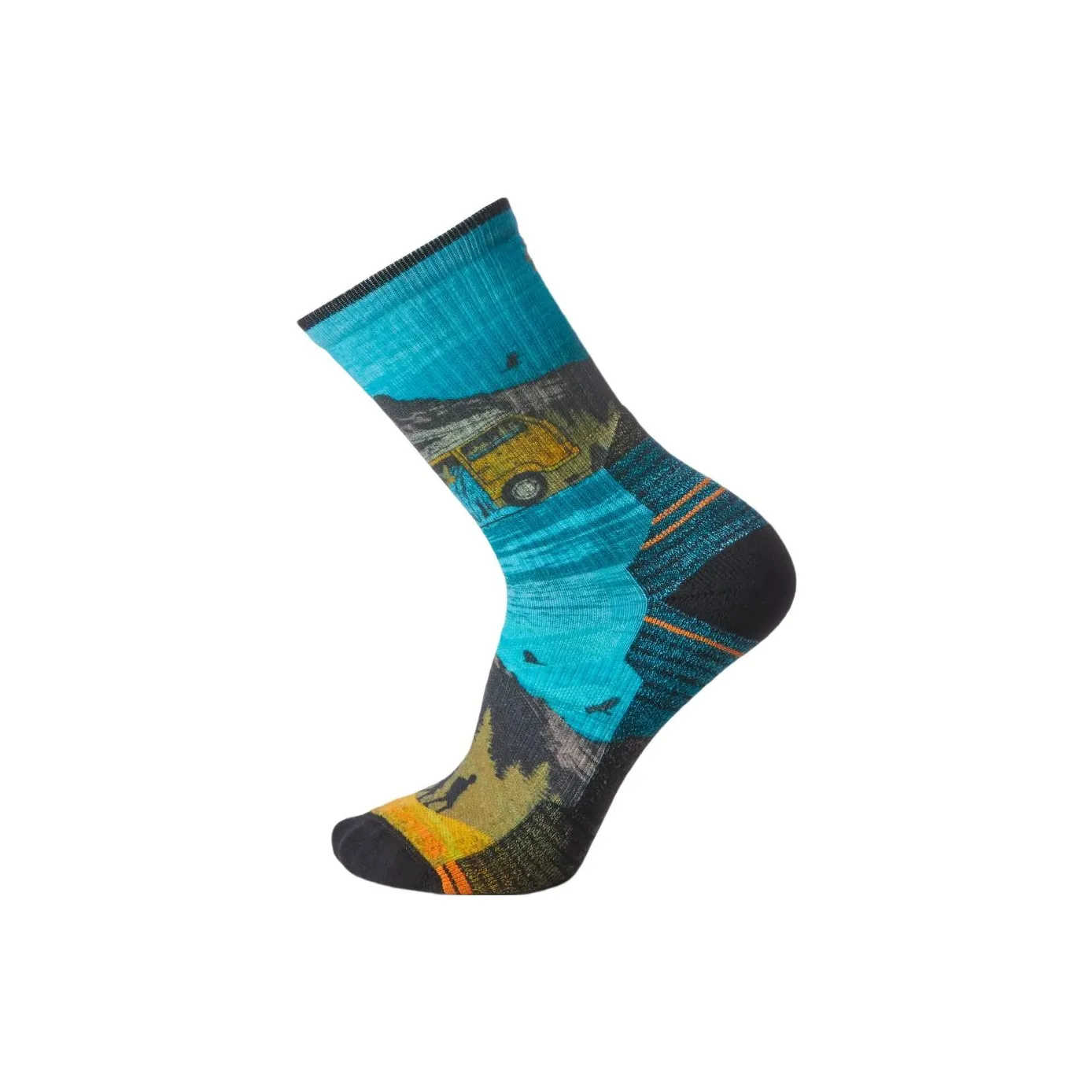 SMARTWOOL Hike Great Excursion Носки Crew Мужские 1 упаковка Многоцветные