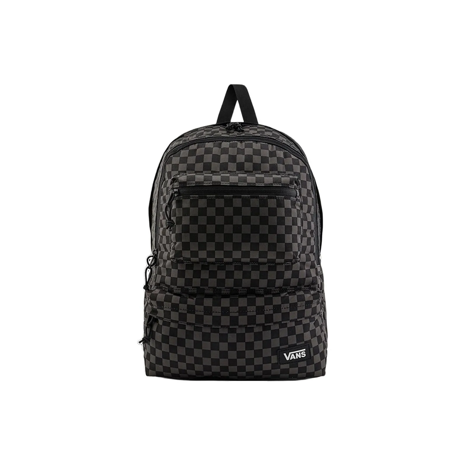 Vans Polyester Backpack Regular Women
s Black Checkerboard